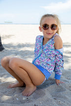 Girls Sandy Bloom Two Piece Swim Set