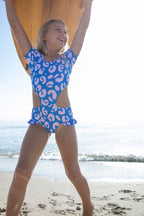 Villamare Animal Print One-Piece Swimsuit