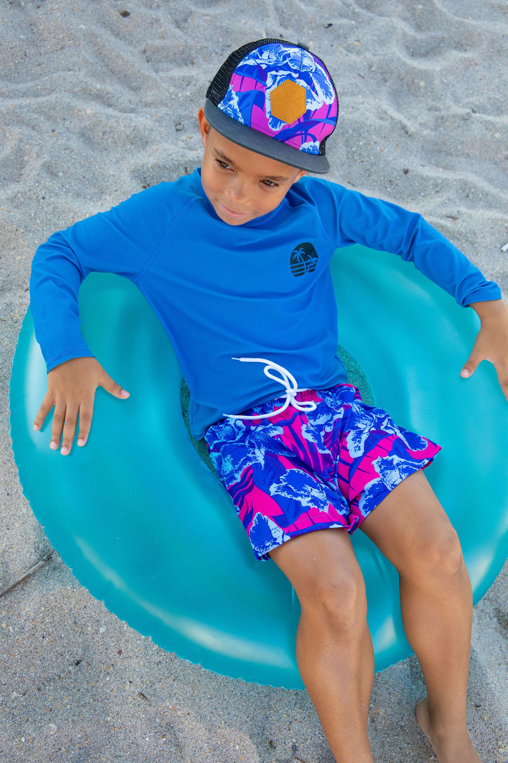 Boys Cedar Beach Swim Rash Guard