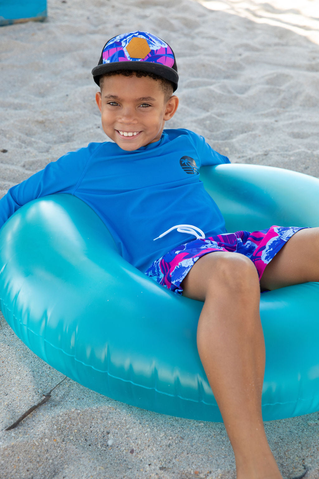 Boys Cedar Beach Swim Rash Guard