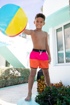 Boys Summer Heron Swim Trunks