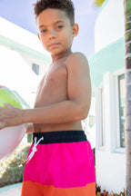 Boys Summer Heron Swim Trunks