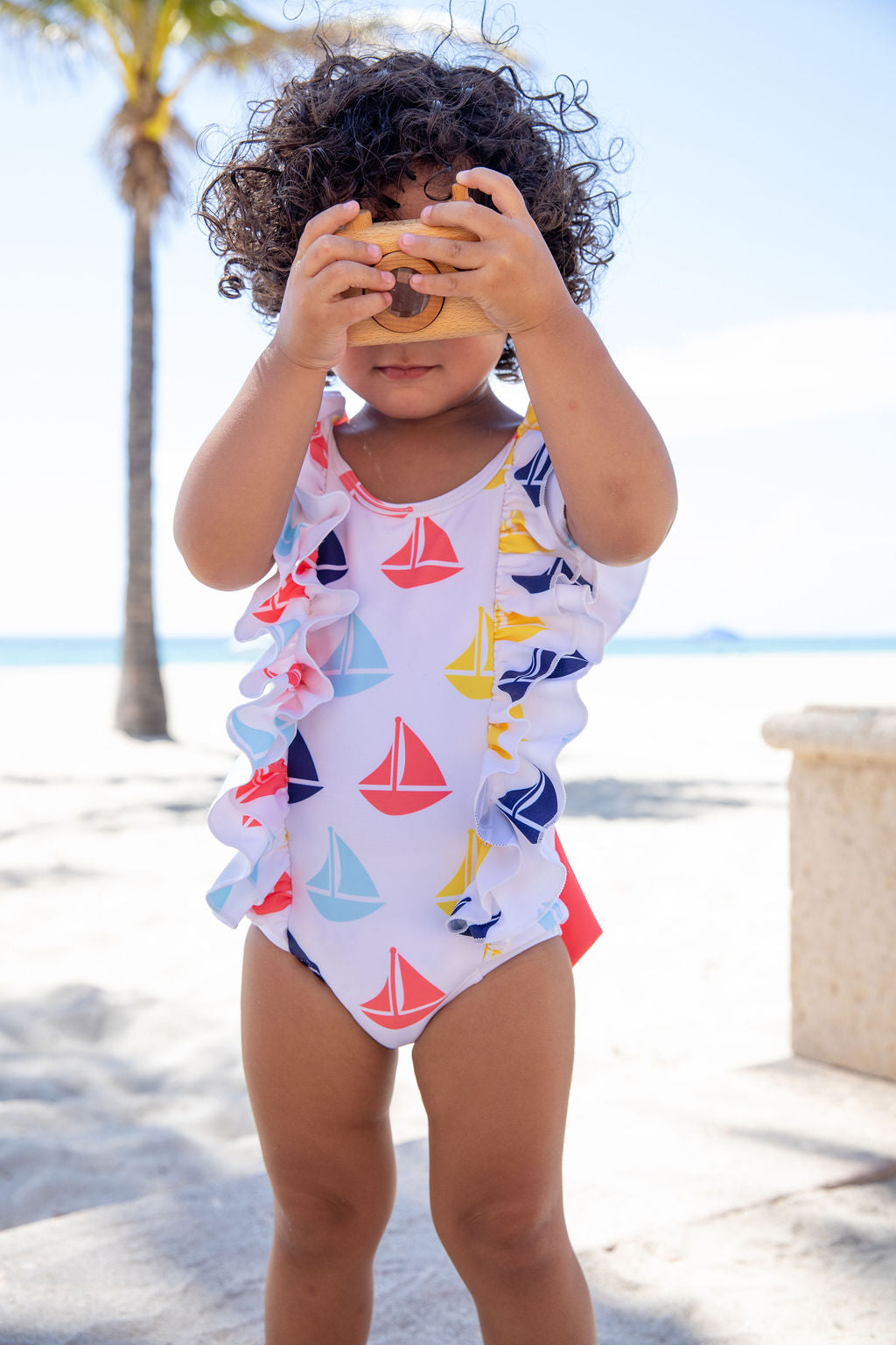 Crystal Lake Ruffle One-Piece Swimsuit