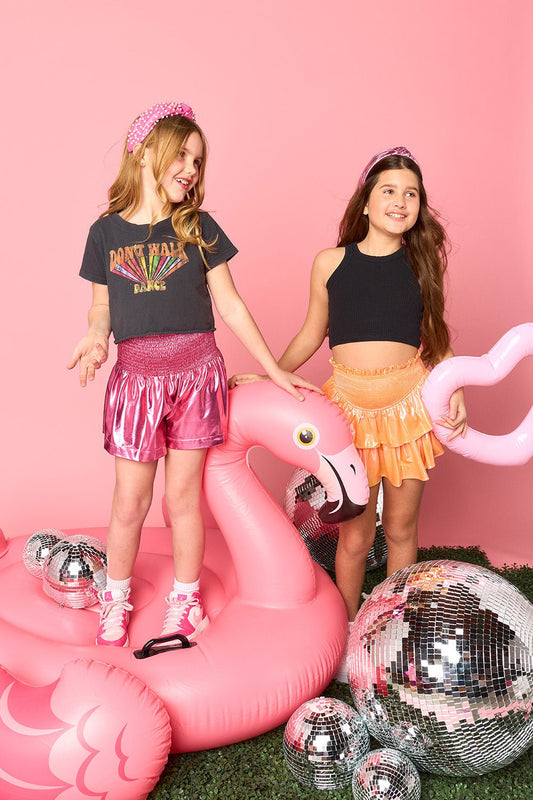 Eloise Preppy Pink Tween Shorts - Blissfully Lavender BoutiqueBuddyLove Clothing Label