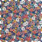 Girls Long Sleeves Dress with Front Ruffle | Garden Confetti