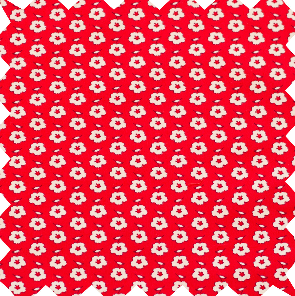 Toddler Amy dress with Lace trim | Flowers in Brilliant Red