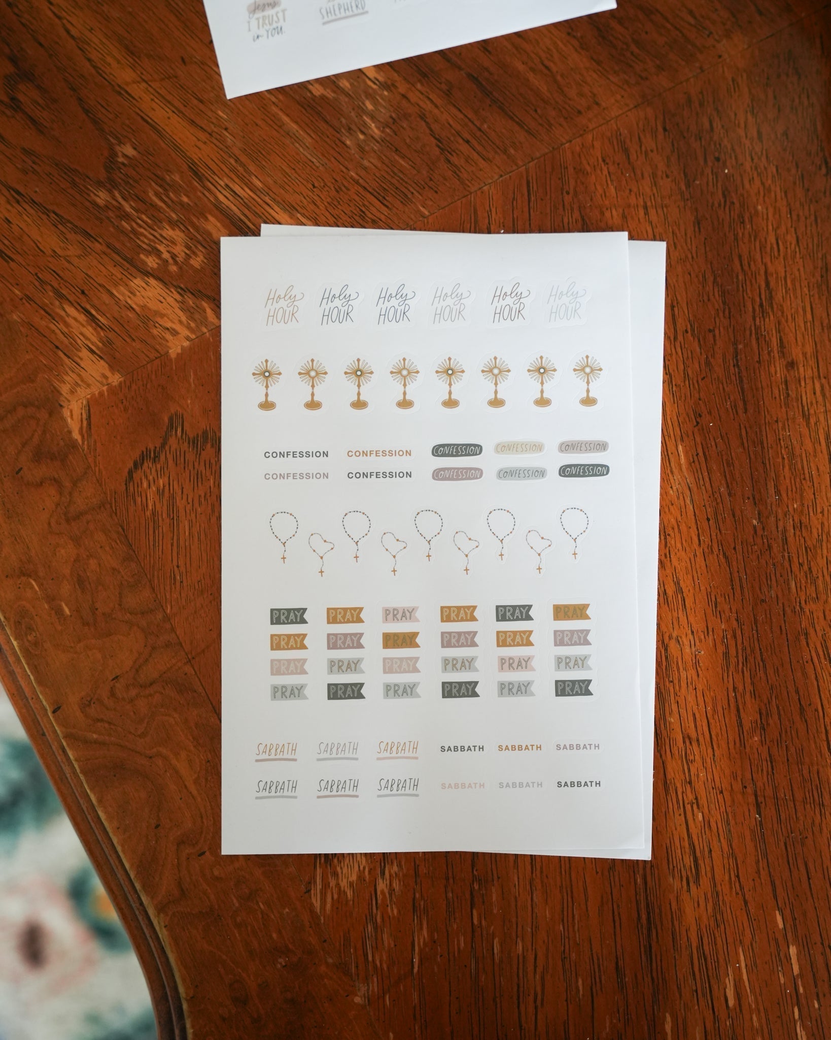 Faith Icons + Pastel Mix + Planner Stickers - Blissfully Lavender BoutiqueBlessed Is She