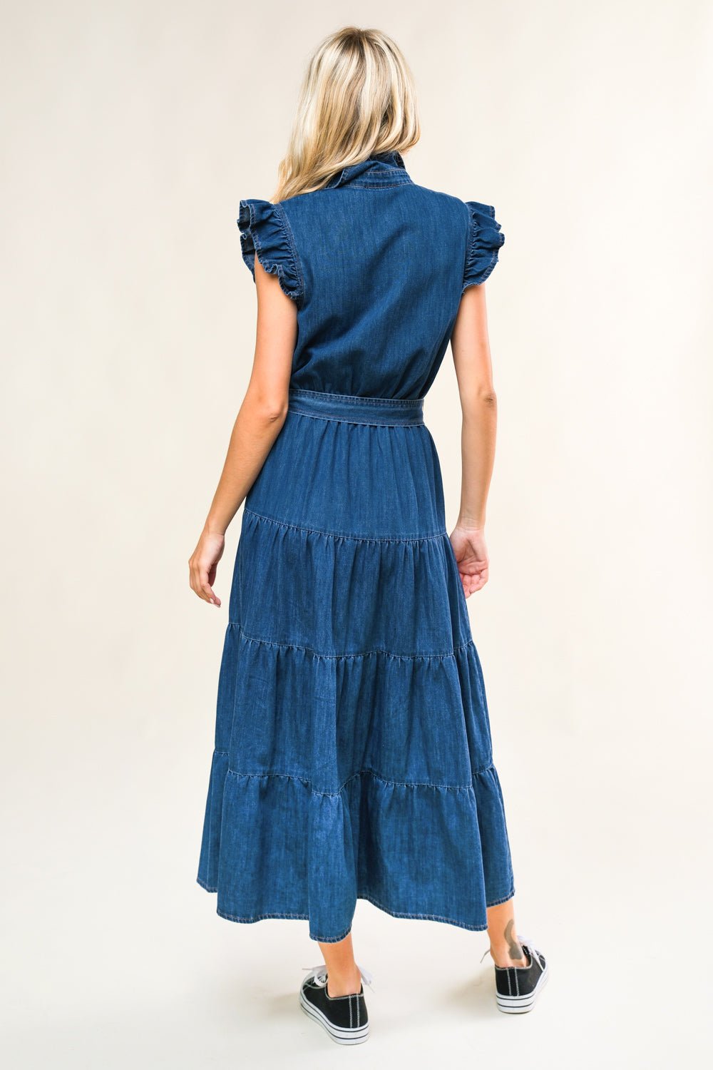 Fan Favorite Women’s Woven Midi Dress - Blissfully Lavender BoutiqueFlying Tomato