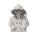 Baby Faux Fur Hooded Sweater