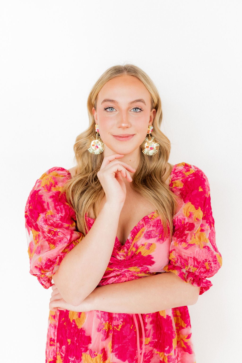 Fiona Statement Earrings - Multi