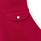 Fit and Flare Ponte Dress with Faux Fur - Baby