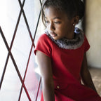 Fit and Flare Ponte Dress with Faux Fur - Baby