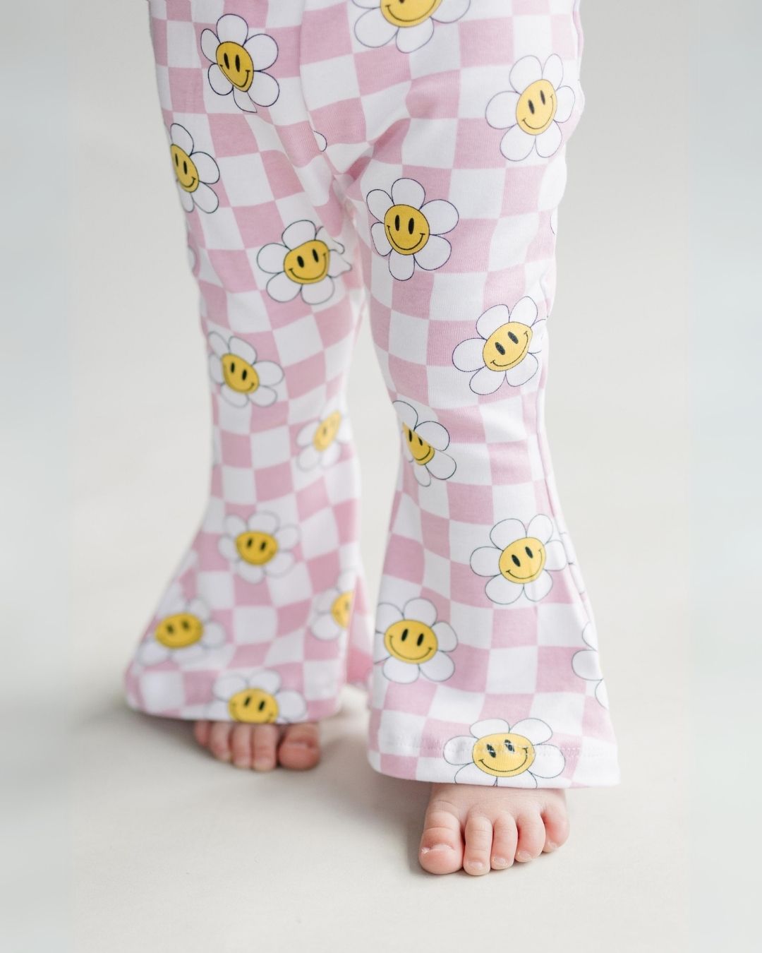 Girls Smiley Daisy Flare Set