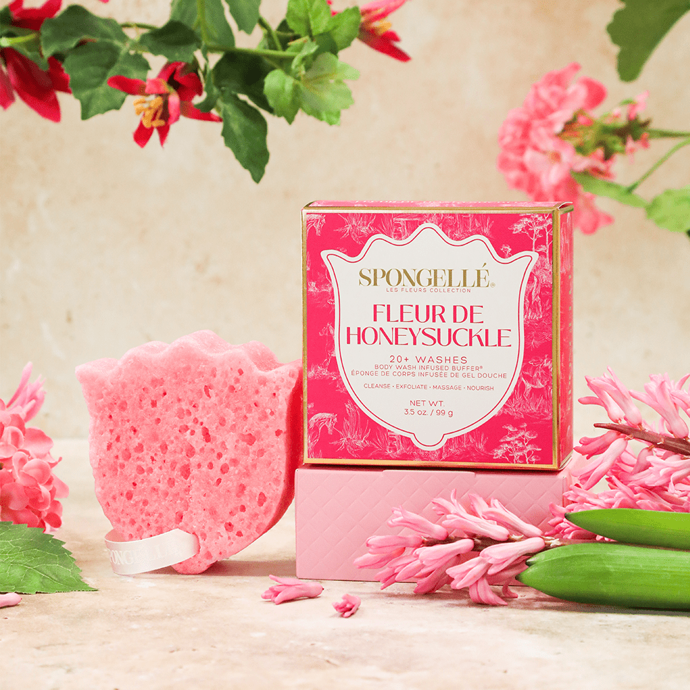 Fleur de Honeysuckle | Les Fleurs Body Buffer - Blissfully Lavender BoutiqueSpongellé
