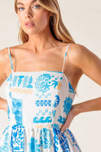 Floral Girl Women’s Woven Midi Dress - Blissfully Lavender BoutiqueFlying Tomato