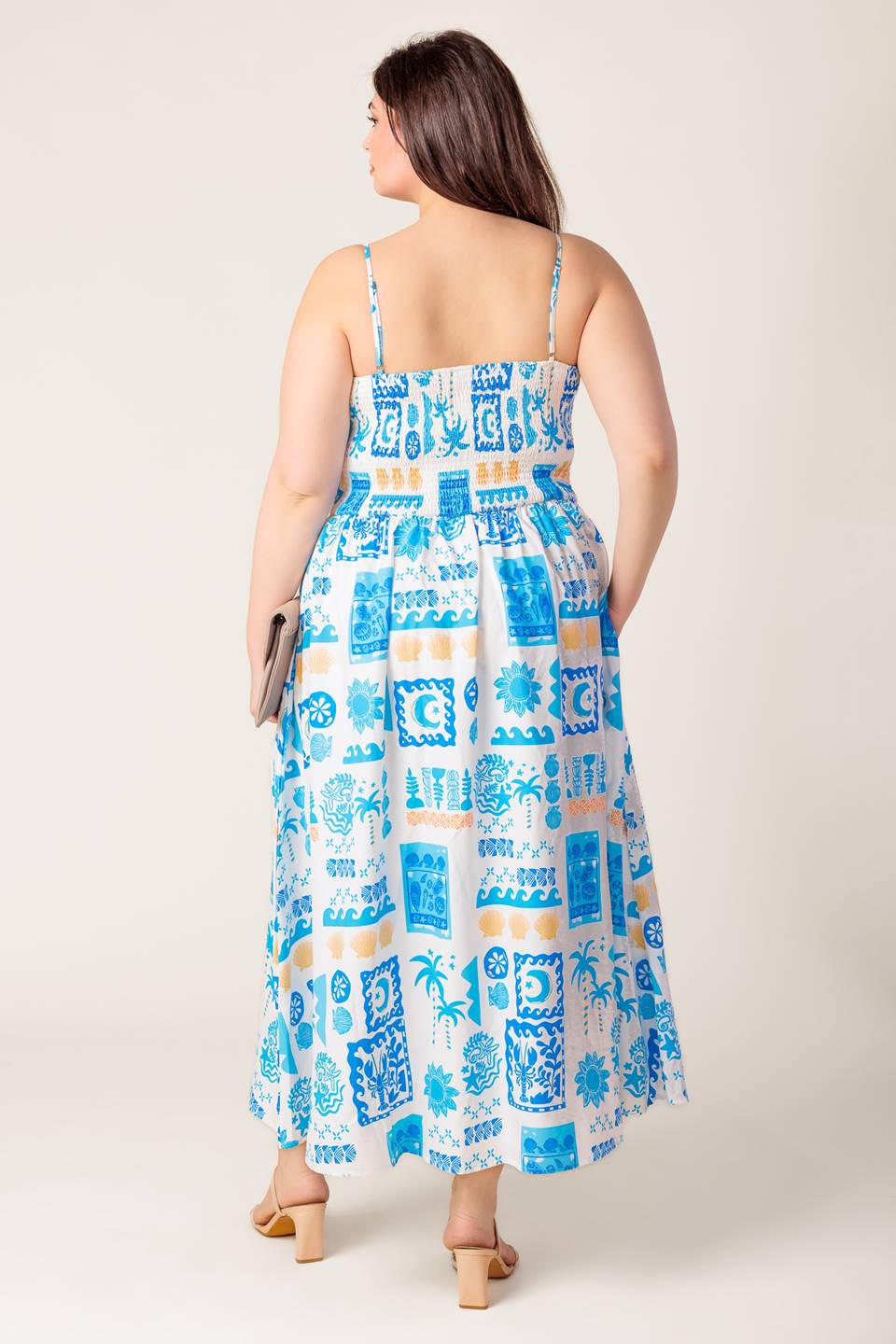 Floral Girl Women’s Woven Midi Dress - Blissfully Lavender BoutiqueFlying Tomato