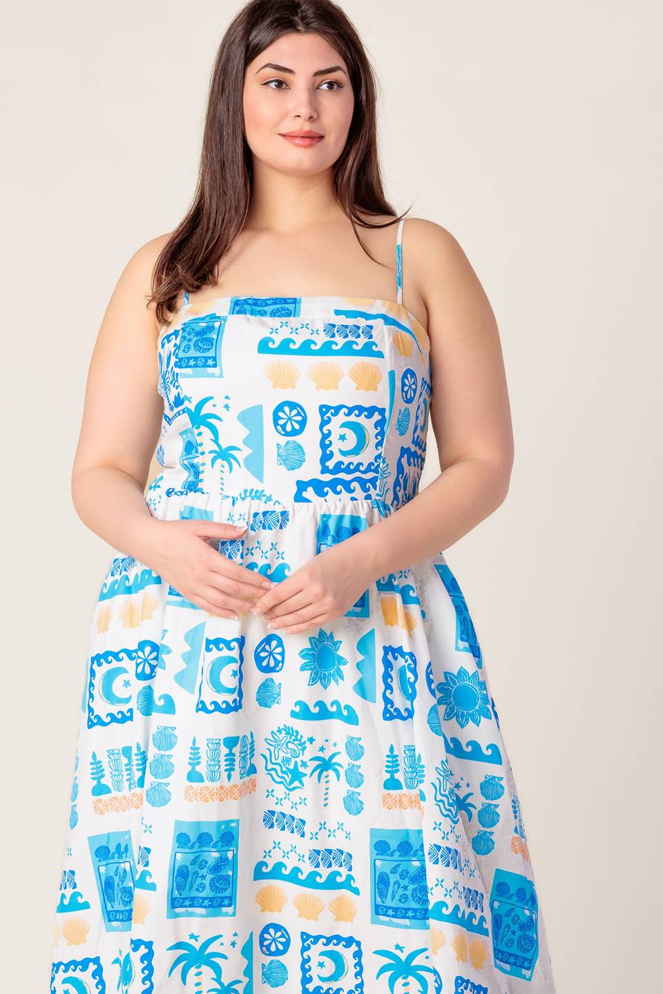 Floral Girl Women’s Woven Midi Dress - Blissfully Lavender BoutiqueFlying Tomato