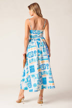 Floral Girl Women’s Woven Midi Dress - Blissfully Lavender BoutiqueFlying Tomato