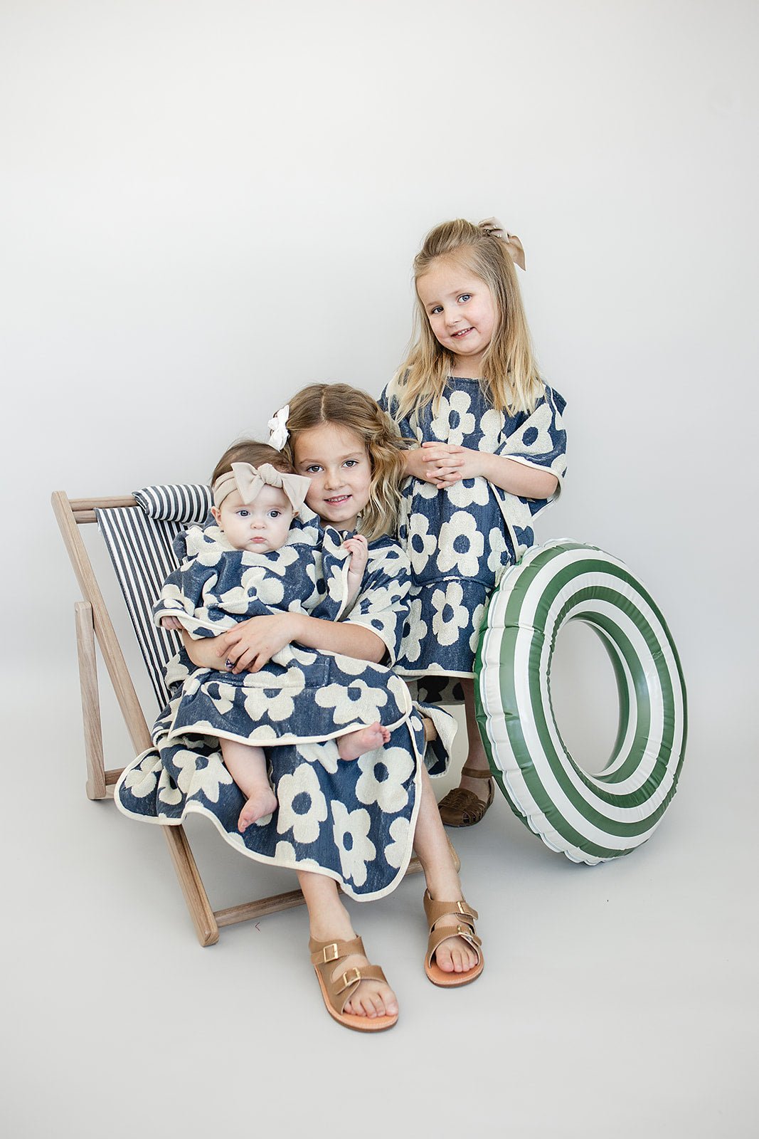 Floral Organic Cotton Beach Poncho - Blissfully Lavender BoutiqueMebie Baby