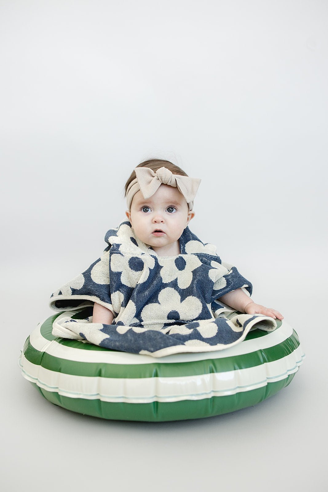 Floral Organic Cotton Beach Poncho - Blissfully Lavender BoutiqueMebie Baby