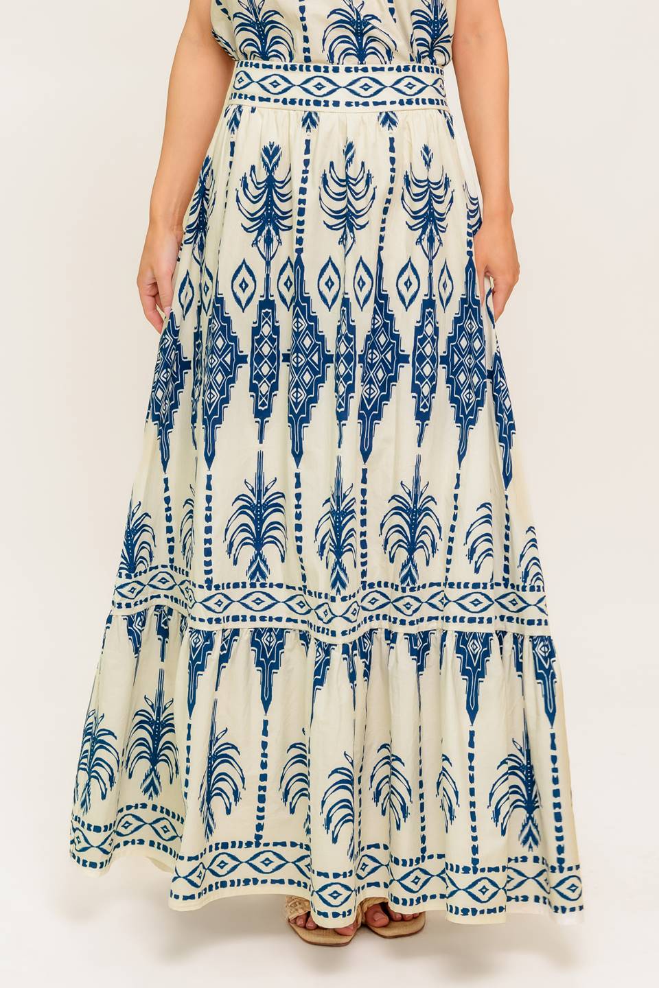 FLORAL RHYTHM WOVEN TOP AND SKIRT SET - Blissfully Lavender BoutiqueFlying Tomato
