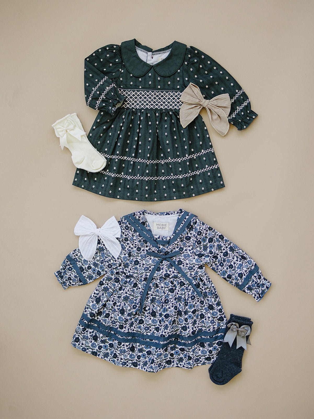 Floral Sailor Dress - Blissfully Lavender BoutiqueMebie Baby