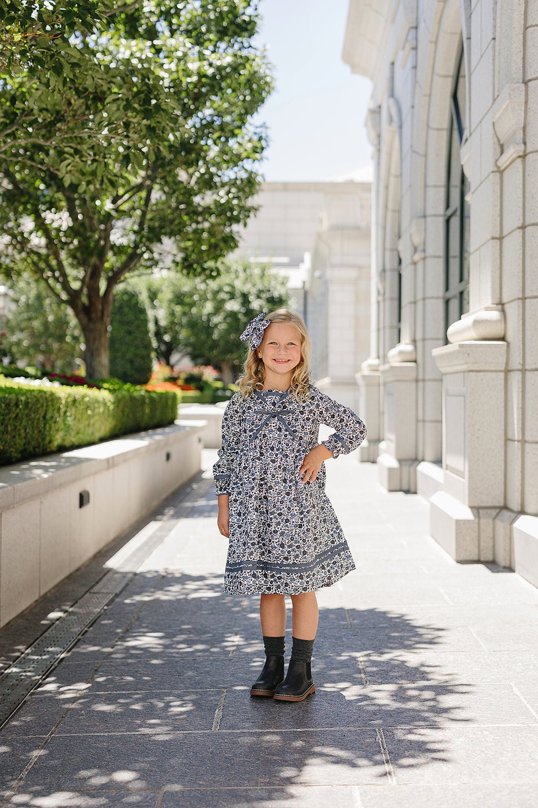 Floral Sailor Dress - Blissfully Lavender BoutiqueMebie Baby