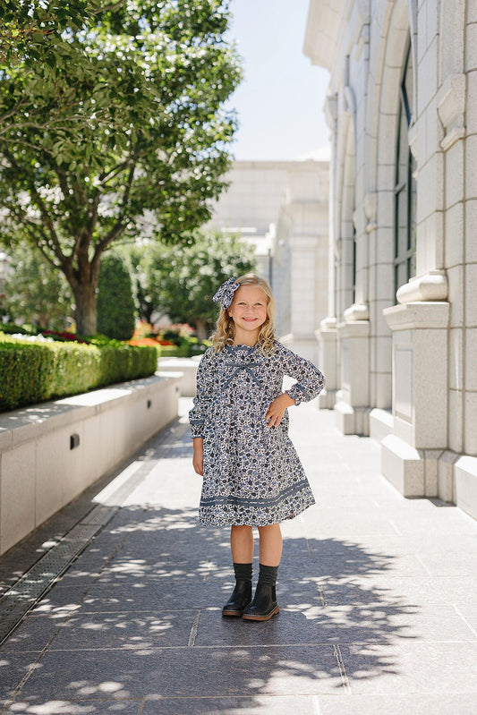 Floral Sailor Dress - Blissfully Lavender BoutiqueMebie Baby