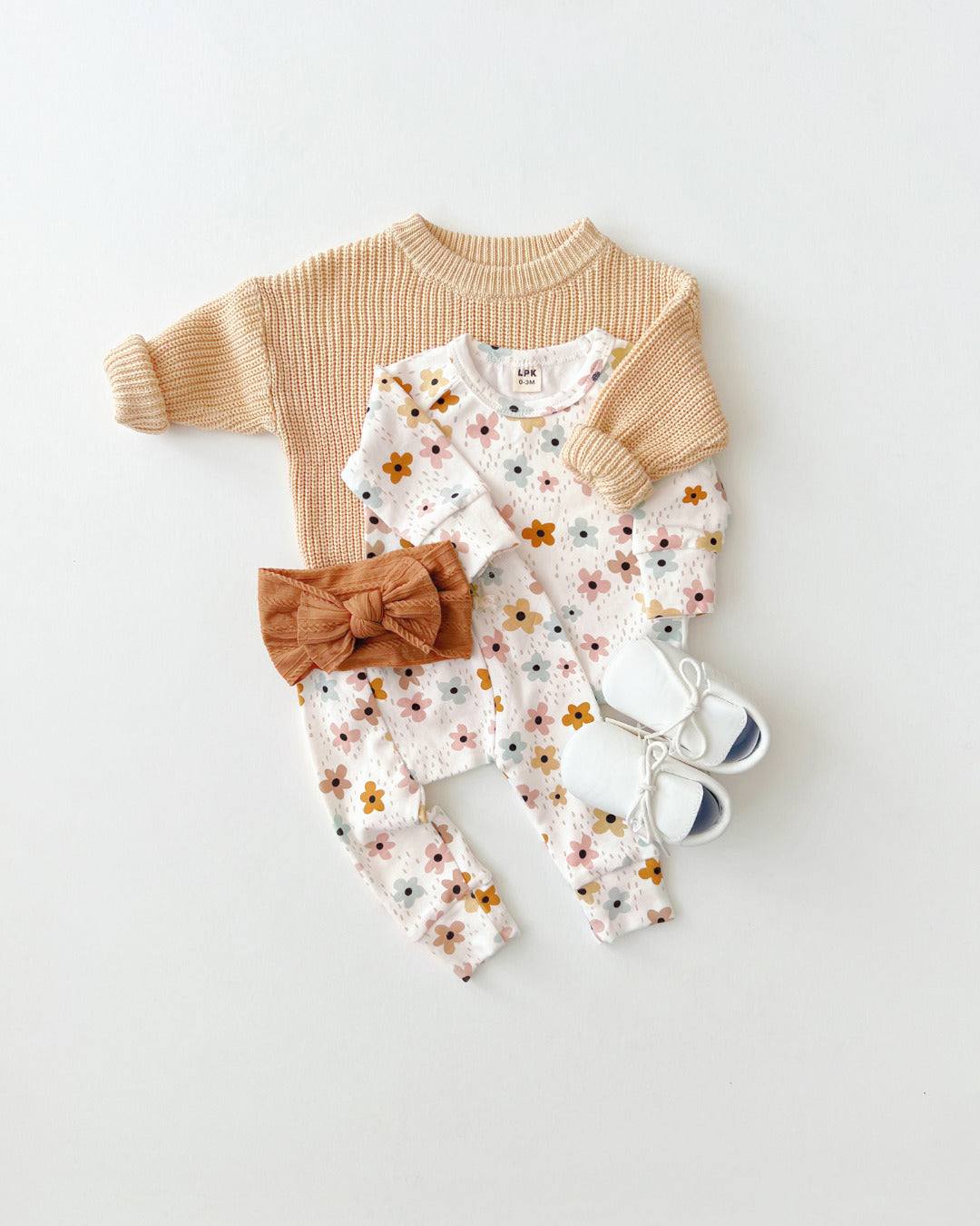 Girls Floral Lounge Set