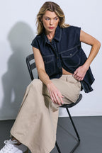 Women’s Dark Denim Top