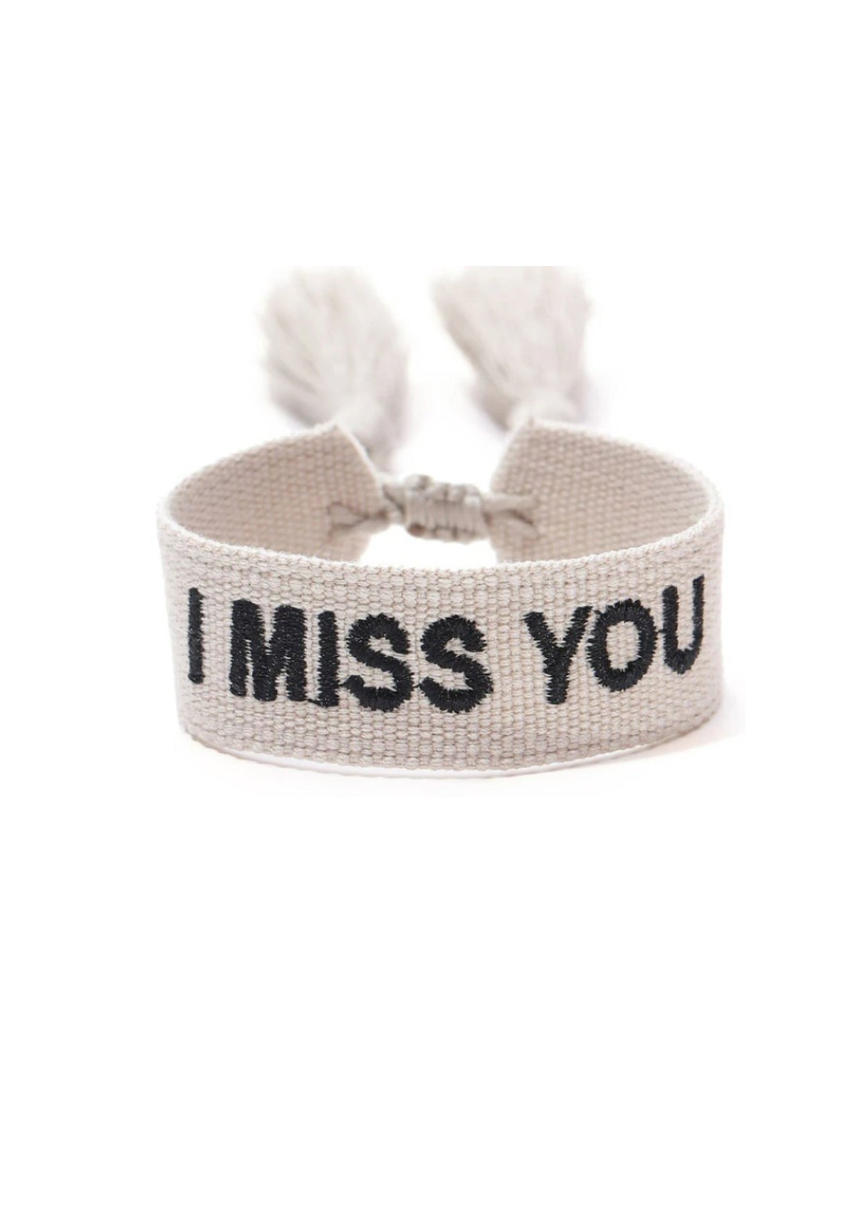 I Miss You Wristband