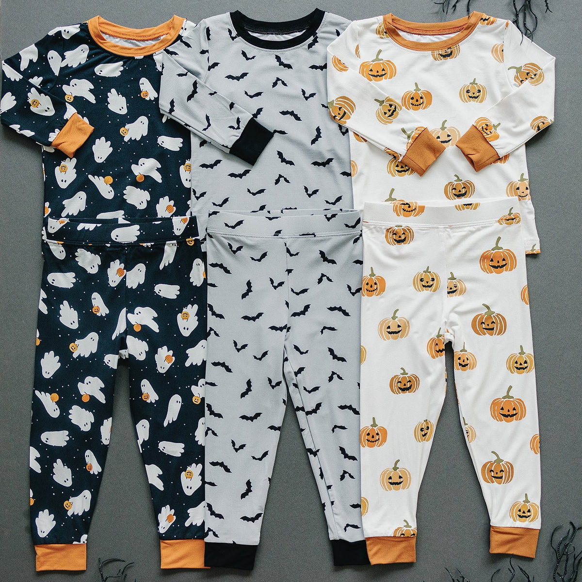 Ghosts Bamboo Pajama Set - Blissfully Lavender BoutiqueMebie Baby