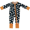 Ghosts Bamboo Zipper Pajama - Blissfully Lavender BoutiqueMebie Baby