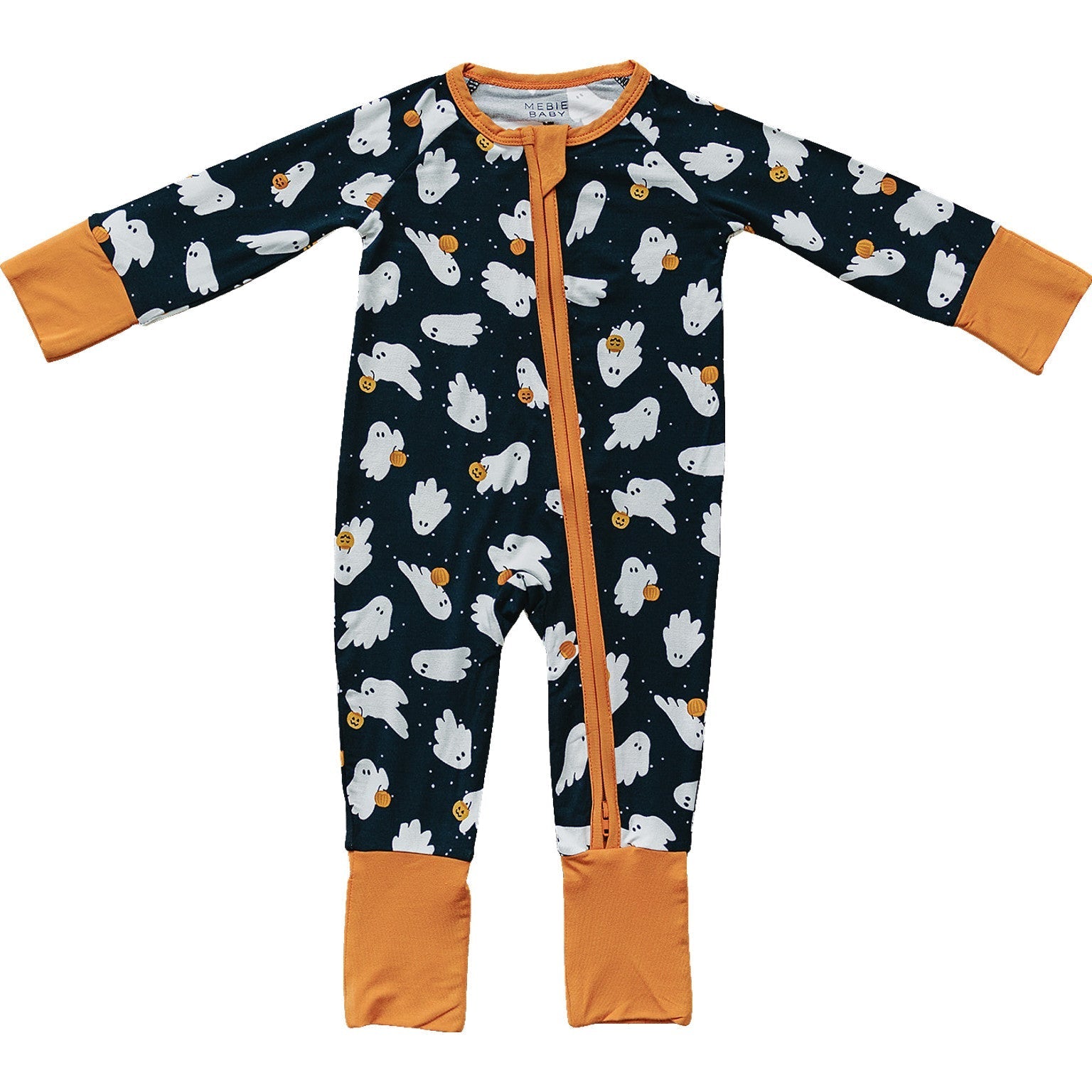 Ghosts Bamboo Zipper Pajama - Blissfully Lavender BoutiqueMebie Baby