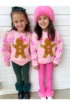 Pink Fur Cuffed Leggings