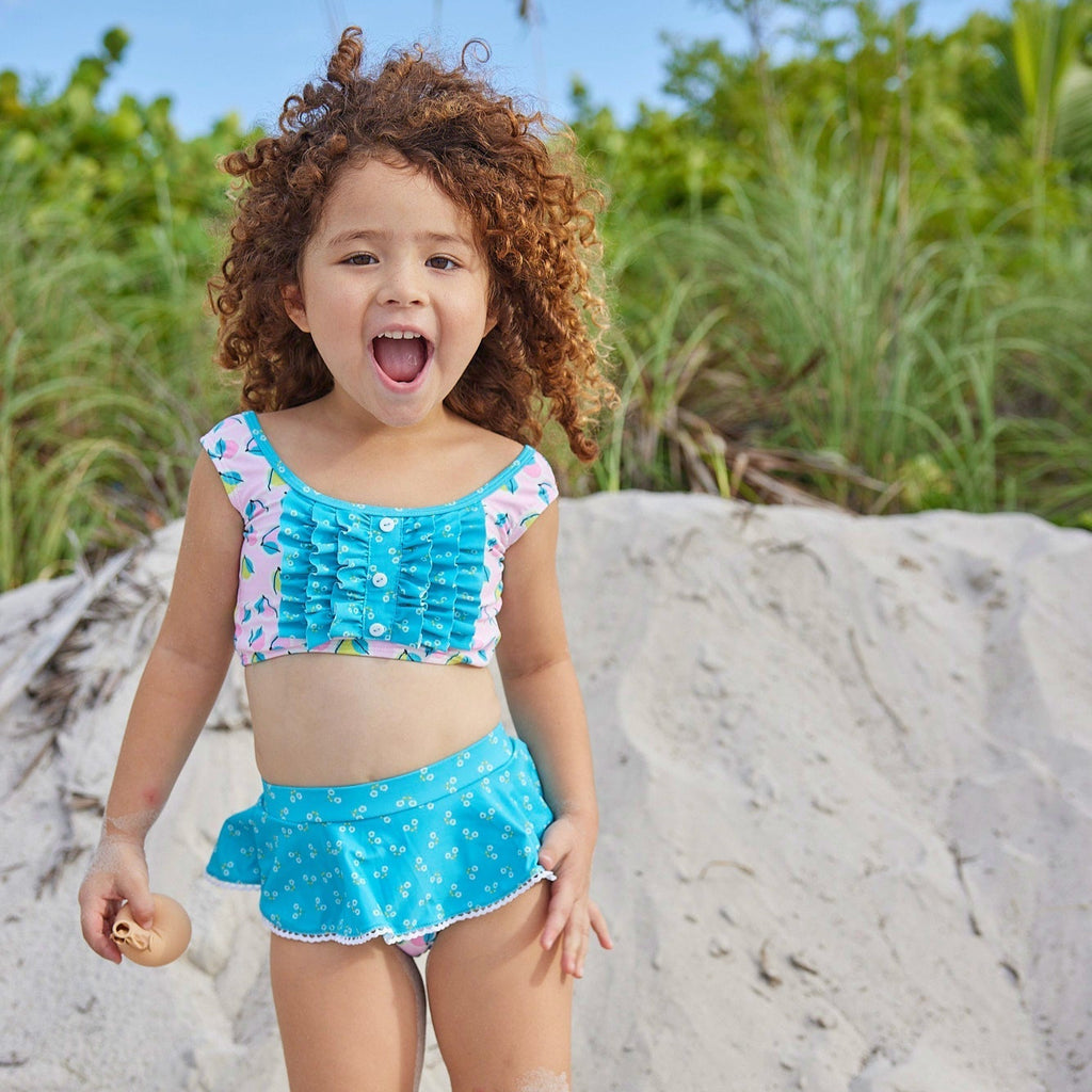 Girls Bahama Breeze Two Piece Swimsuit - Blissfully Lavender BoutiqueBlueberry Bay