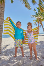 Girls Beach Break Cove One Piece Swimsuit - Blissfully Lavender BoutiqueBlueberry Bay