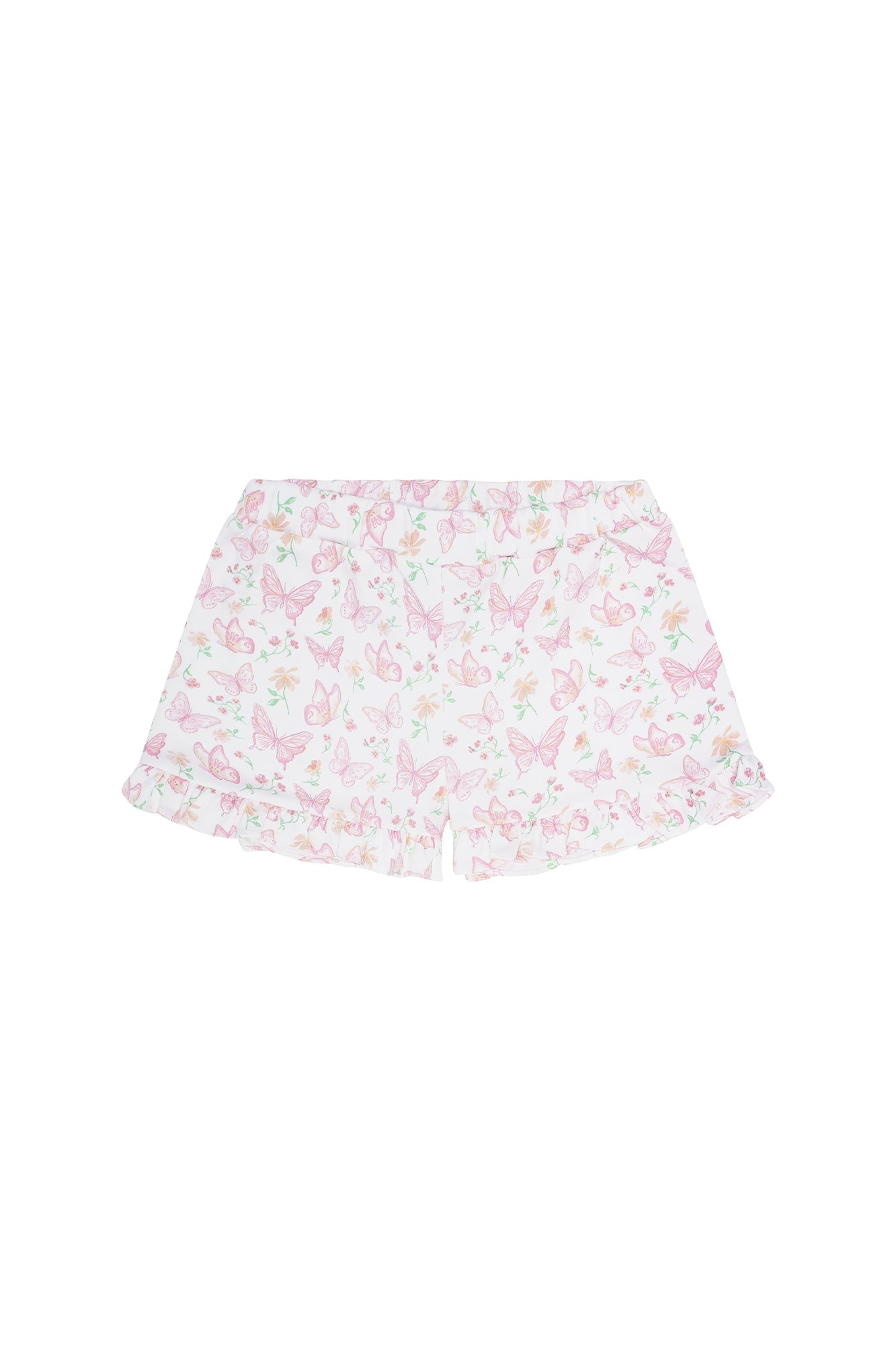 Girls Butterflies Short Set - Blissfully Lavender BoutiqueNella Pima
