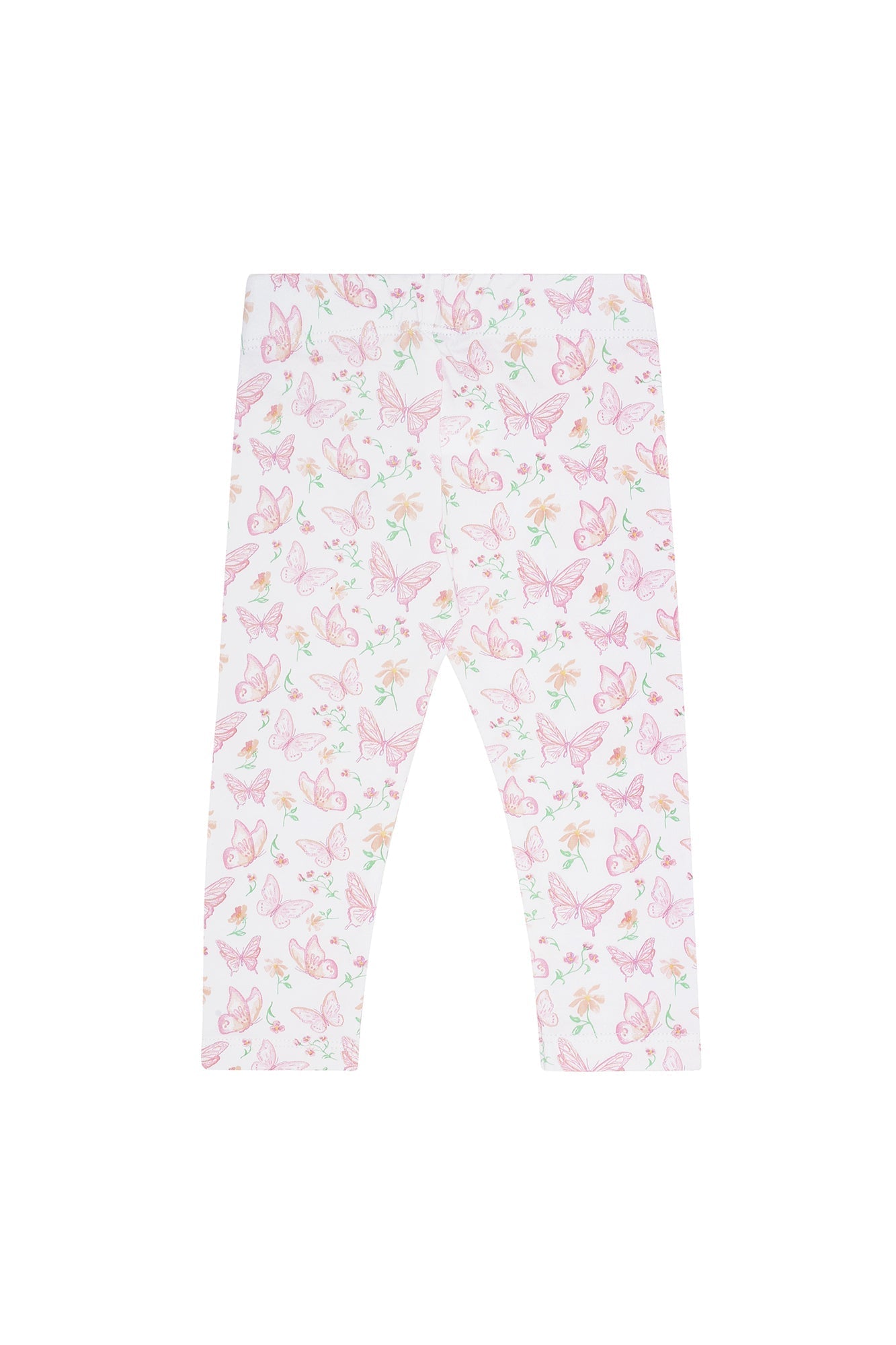 Girls Butterflies Tee - Legging Set - Blissfully Lavender BoutiqueNella Pima