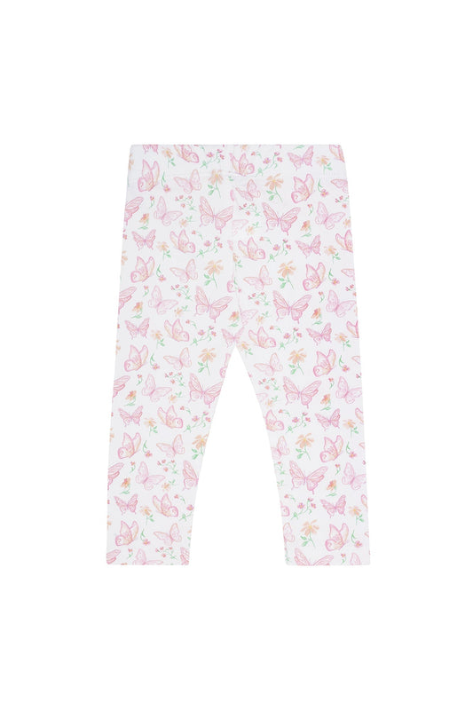 Girls Butterflies Tee - Legging Set - Blissfully Lavender BoutiqueNella Pima