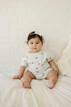 Girls Cherries Short Set - Blissfully Lavender BoutiqueMebie Baby