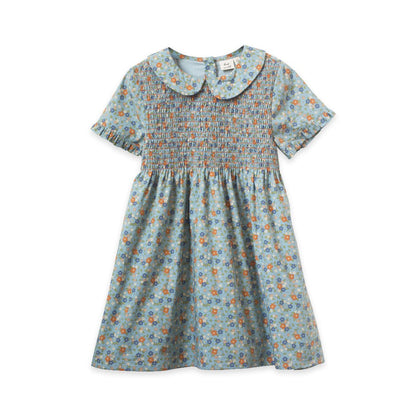 Girls Cottage Floral Briar Dress with Smocking - Blissfully Lavender BoutiqueBeet World