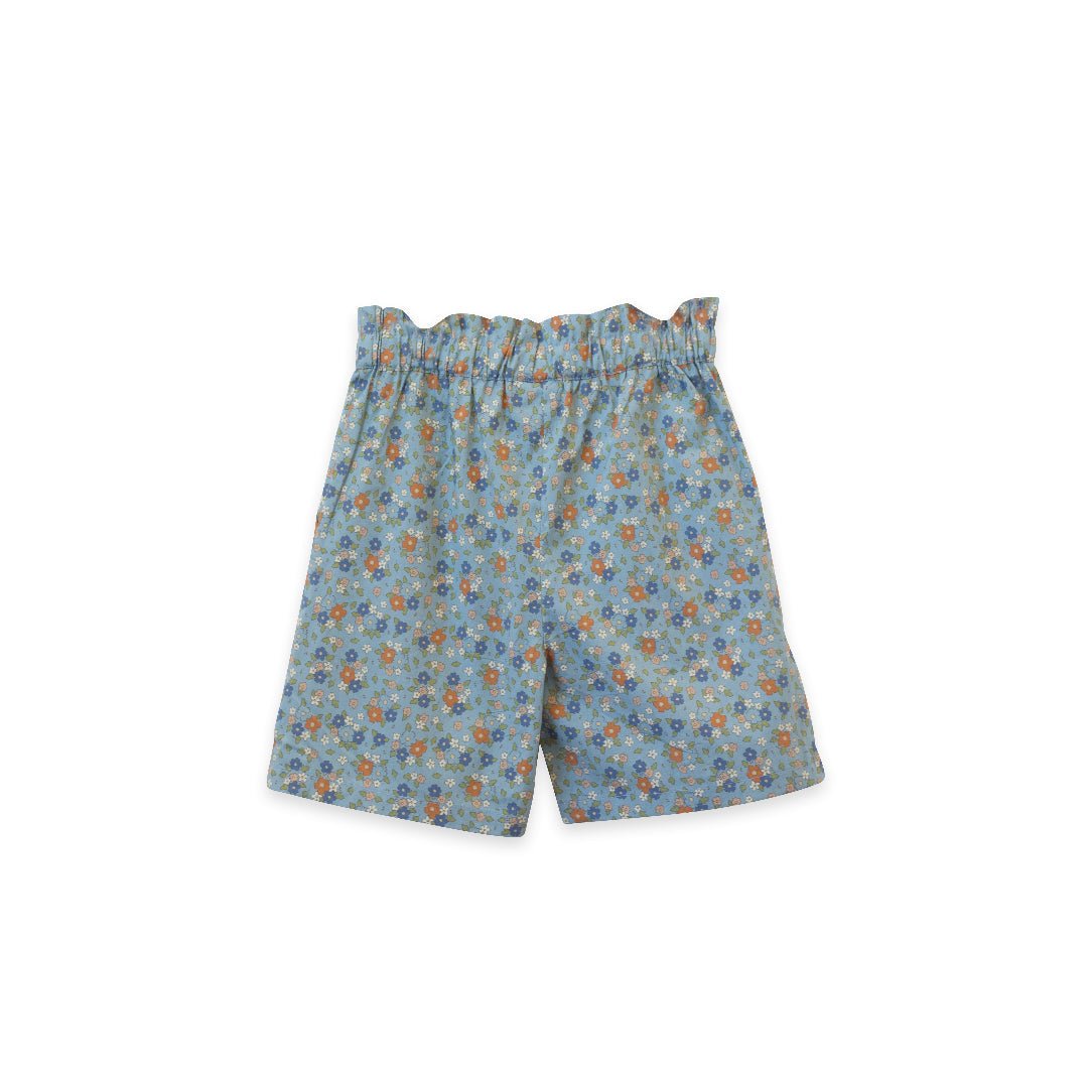 Girls Cottage Floral Printed Shorts - Blissfully Lavender BoutiqueBeet World
