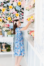 Girls Country Blooms Twirl Dress with Pockets - Blissfully Lavender BoutiqueMila & Rose ®
