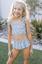 Girls Daisy Ruffle Bikini Set - Blissfully Lavender BoutiqueMebie Baby
