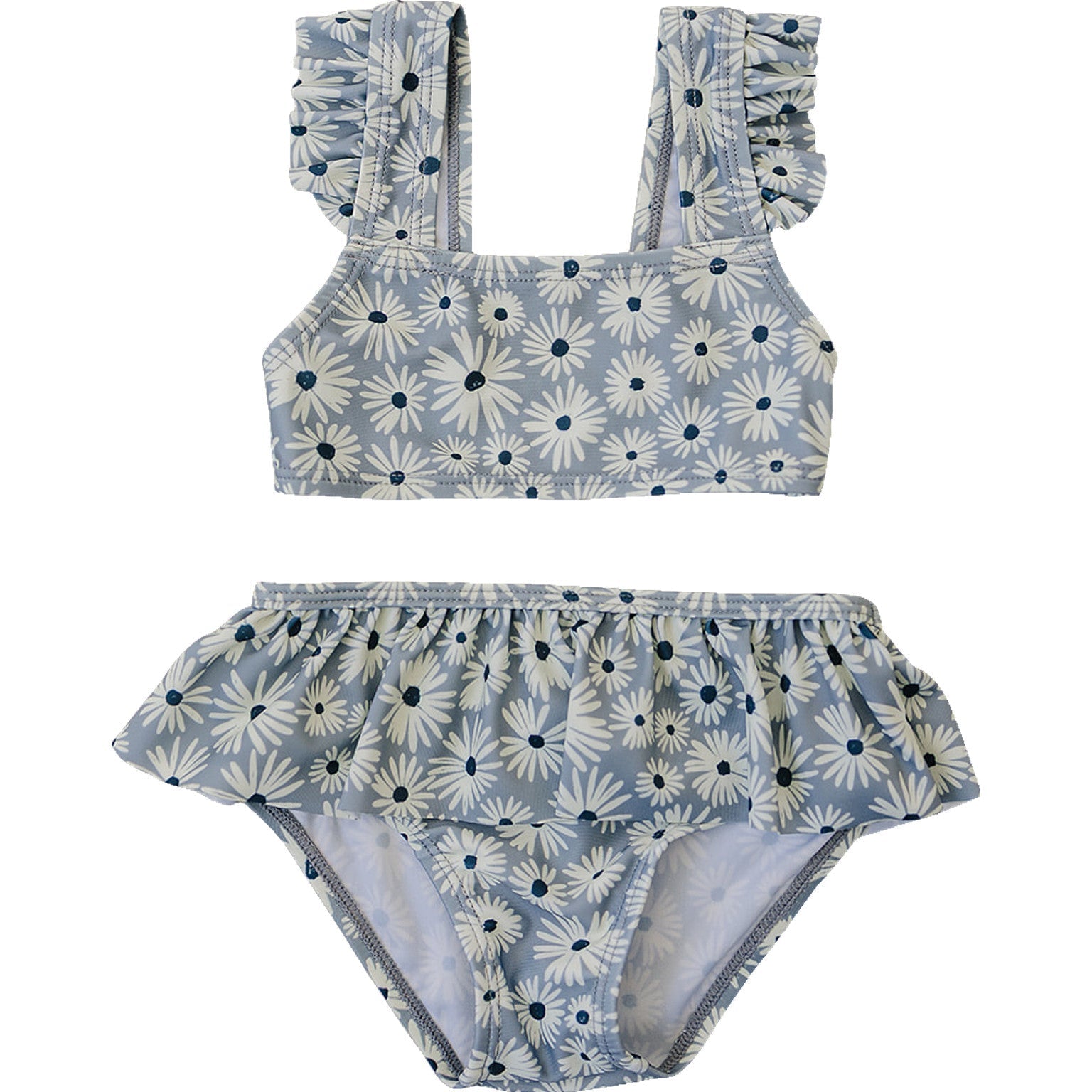 Girls Daisy Ruffle Bikini Set - Blissfully Lavender BoutiqueMebie Baby