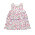 Girls Floral Peplum Dress – Lilac Pink with Bloomers - Blissfully Lavender BoutiqueCuclie