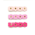 Girls Fresh Flowers Pink Shades Alligator Hair Clips (Set of 3) - Blissfully Lavender BoutiqueLilies & Roses NY