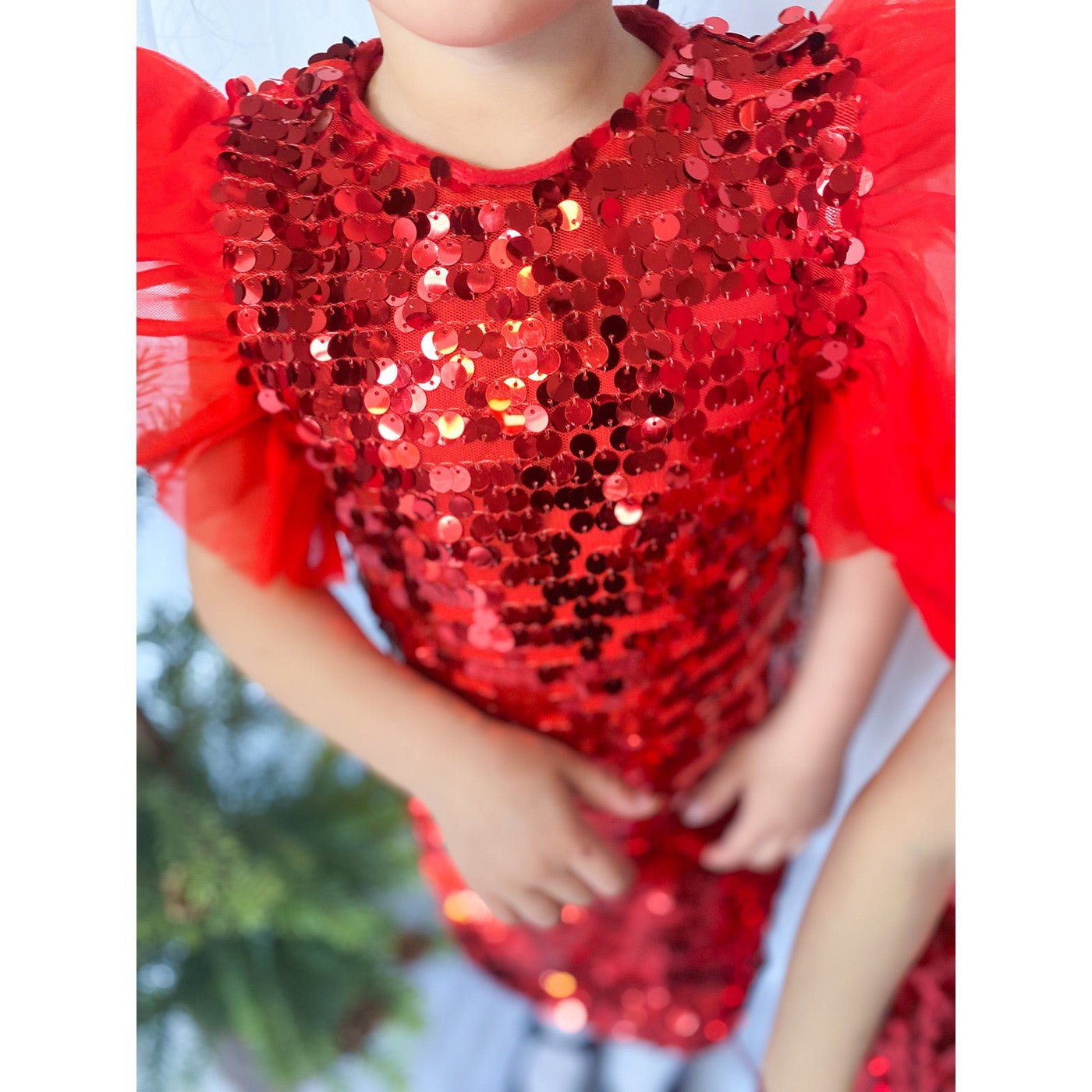 Girls Holly Jolly Holiday Dress - Blissfully Lavender BoutiqueThree Wildflower Designs