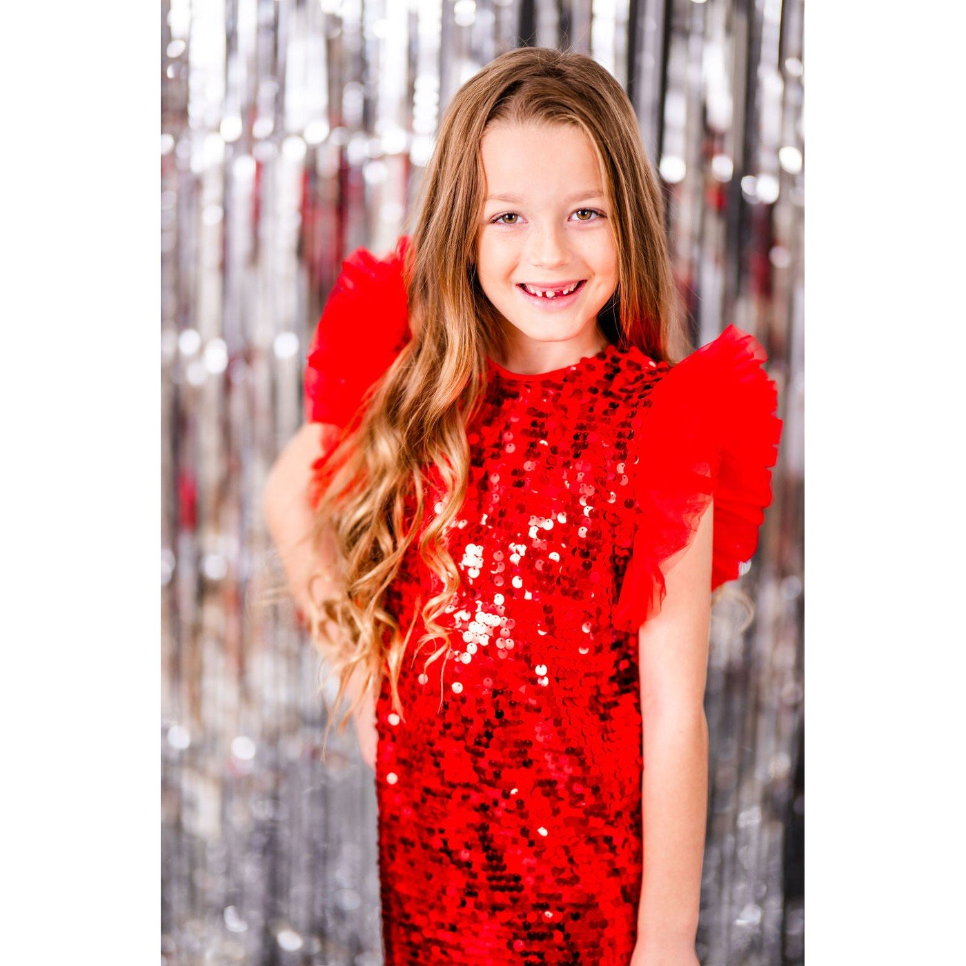 Girls Holly Jolly Holiday Dress - Blissfully Lavender BoutiqueThree Wildflower Designs